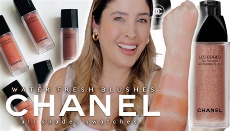 chanel les beiges water fresh blush review|Chanel Les Beiges colour chart.